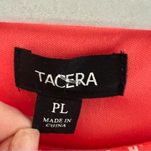 Tacera‎ Orange Floral Halter Style Maxi Dress Size PL - Picture 3 of 11